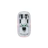 Souris WE sans-fil, double connexion BT et 2.4GHz en USB-C, DPI réglable 800-1200-1600, batterie rechargeable, blanc