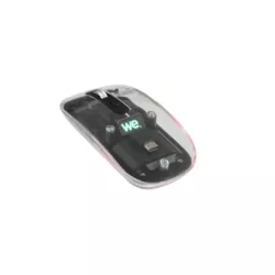 Souris WE sans-fil, double connexion BT et 2.4GHz en USB-C, DPI réglable 800-1200-1600, batterie rechargeable, noir