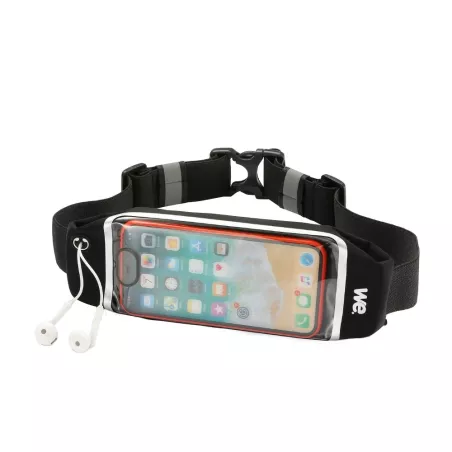 WE Ceinture de sport UNIVERSELLE de 4'' à 6.5'': Avec fenêtre tactile - Ceinture ajustable - Avec compartiment pour rangement…