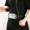 WE Ceinture de sport UNIVERSELLE de 4'' à 6.5'': Avec fenêtre tactile - Ceinture ajustable - Avec compartiment pour rangement…