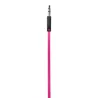 Ecouteurs Sport Waterproof Rose Intra-auriculaire, Tour d'oreille Câble plat