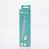 WE Stylet actif universel pour tablette/PC/smartphone - pointe 1.65mm - batterie 130 mAh - coloris blanc - USB-C - Coté plat…
