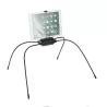 Support de tablette WE pour lit, canapé, voiture ou autre surface inégale. Flexible et pliable pour une taille compacte. Noir.