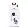 Support de tablette WE pour lit, canapé, voiture ou autre surface inégale. Flexible et pliable pour une taille compacte. Noir.