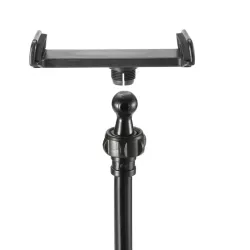 Support WE universel avec long bras flexible de couleur noir. Compatible avec de très nombreux produits ! Multi-usages. Noir