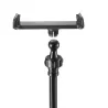 Support WE universel avec long bras flexible de couleur noir. Compatible avec de très nombreux produits ! Multi-usages. Noir