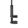 Support WE universel avec long bras flexible de couleur noir. Compatible avec de très nombreux produits ! Multi-usages. Noir