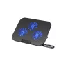 Support ventilé, refroidisseur pour PC jusqu'à 17'' avec support téléphone, 5 hauteurs, 2 ports USB 2.0, 3 ventilateurs avec…