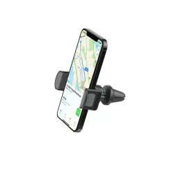 WE Support Smartphone pour voiture Fixation grille d'aération Universel - noir Fixation 2 points - Rotatif 360° - MAX 8,8CM