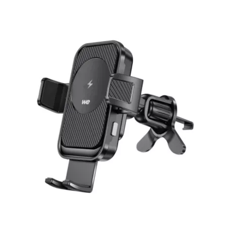 WE Support voiture universel pour smartphones avec chargeur sans fil 15W, ouverture et fermeture automatiques -Fixation…