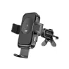 WE Support voiture universel pour smartphones avec chargeur sans fil 15W, ouverture et fermeture automatiques -Fixation…