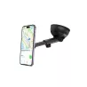 WE Support voiture universel pour smartphones : Fixation ventouse pare-brise / tableau de bord extensible + fixation grille…