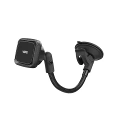 WE Support voiture universel pour smartphones : Fixation ventouse tableau de bord + pare-brise - support aimanté - col de…