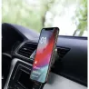 Support smartphone UNIVERSEL Fixation grille-d'aération Magnétique ultra fin pour tous les smartphones