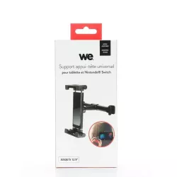 WE Support appui-tête voiture pour tablette 7.9-10.9" et console Nintendo Switch / Nintendo Switch OLED 7" - noir
