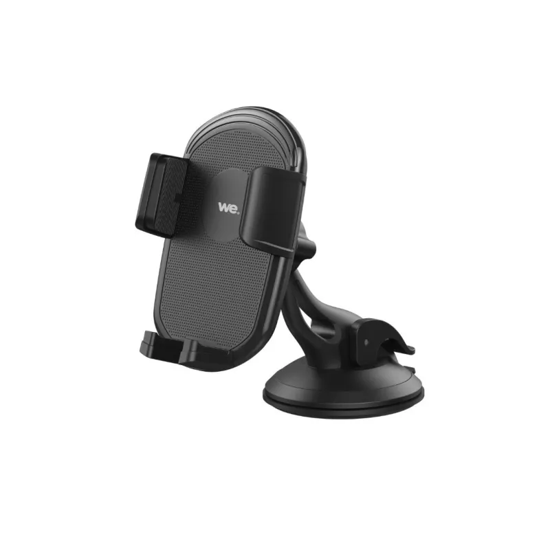 WE Support voiture universel pour smartphones : Fixation ventouse tableau de bord - Système pince avec 3 points de maintiens…