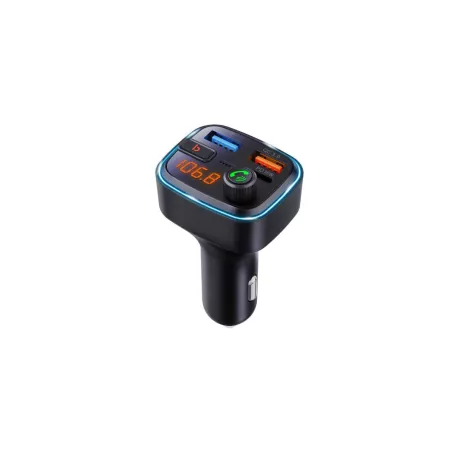 Tranmetteur FM Bluetooth V5.3 avec 2 ports USB-A et un port USB-C (PD30W) - Total 48W - Lecteur clé USB