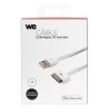 Câble USB Apple 30 pin blanc - 1m - compatible i4/4S