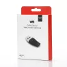 WE Adaptateur USB-C femelle/USB mâle - USB 3.2 gen 1 - Transferts 5Gbps - Charge 9V/2A - coloris noir