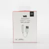 Adaptateur USB-C male/jack 3.5mm femelle - blanc