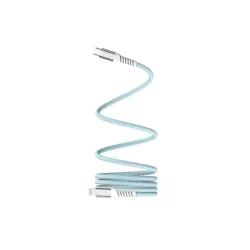 Câble USB-C/Lightning magnétique, USB2,0 - 9V/3A/27W, 1mètre bleu