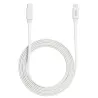 WE Câble USB-C/Lightning mâle/mâle plat 2m - blanc