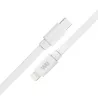 WE Câble USB-C/Lightning mâle/mâle plat 2m - blanc
