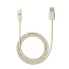 Câble USB-C/USB A biosourcé avec 30% de matières recyclées - 1m - Packaging écoconçu