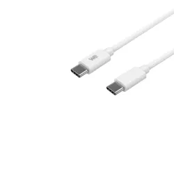 Câble USB-C / USB-C - 60W - 1m - Blanc