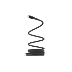 Câble USB-C/USB-C magnétique, USB2,0 - 20V/3A/60W, 1mètre noir