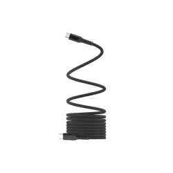 Câble USB-C/USB-C magnétique, USB2,0 - 20V/3A/60W, 2 mètres Noir