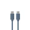 Câble USB-C/USB-C en silicone - USB 2.0 - Charge 3A/60W - 1.50m - bleu nuit