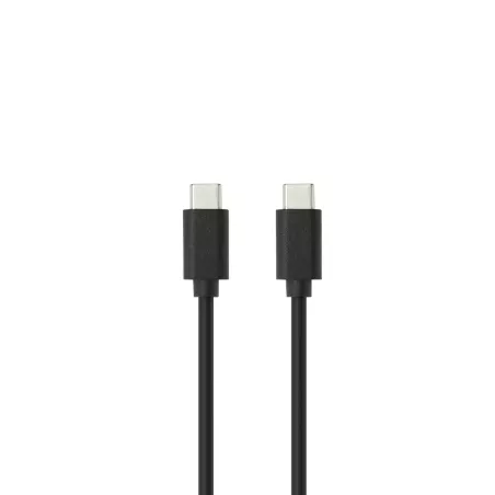 Câble USB-C/USB-C en silicone - USB 2.0 - Charge 3A/60W - 1.50m - noir