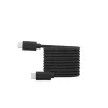 Câble USB-C/USB-C en silicone - USB 2.0 - Charge 3A/60W - 1.50m - noir