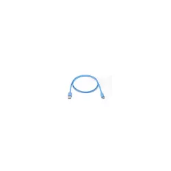 Câble USB-C mâle/USB A mâle plat 1 m - USB 3.1 gen 2 - bleu ne s'emmêle pas