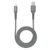Câble USB/Lightning mâle/mâle avec cordon en nylon + kevlar 400D - 1m