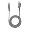 Câble USB/Lightning mâle/mâle avec cordon en nylon + kevlar 400D - 1m