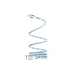 Câble USB /Lightning magnétique, USB 2,0 - 5V/2,4A / 12W, 1mètre Bleu
