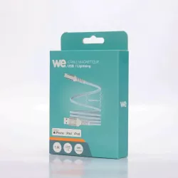Câble USB /Lightning magnétique, USB 2,0 - 5V/2,4A / 12W, 1mètre Bleu