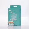 Câble USB /Lightning magnétique, USB 2,0 - 5V/2,4A / 12W, 1mètre Bleu