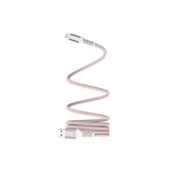 Câble USB /Lightning magnétique, USB 2,0 - 5V/2,4A / 12W, 1mètre Rose