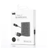 Câble USB/Lightning nylon tressé 2m - noir & blanc + de longueur + de confort