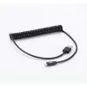 Câble USB / Lightning torsadé 2m - noir