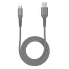 Câble USB/Micro-USB mâle/mâle avec cordon en nylon + kevlar 400D - 1m