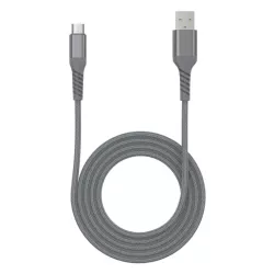 Câble USB/Micro-USB mâle/mâle avec cordon en nylon + kevlar 400D - 2m
