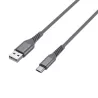 Câble USB/Micro-USB mâle/mâle avec cordon en nylon + kevlar 400D - 2m