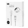 Câble USB/micro USB magnétique argent - nylon tressé - 1m