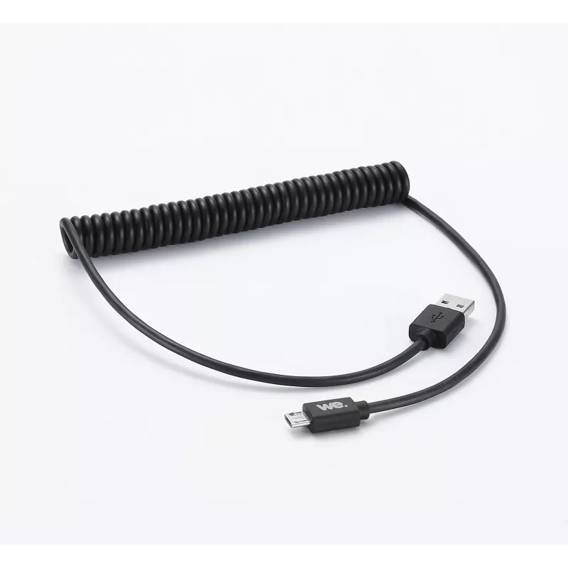 Câble USB / micro USB torsadé 2m - noir