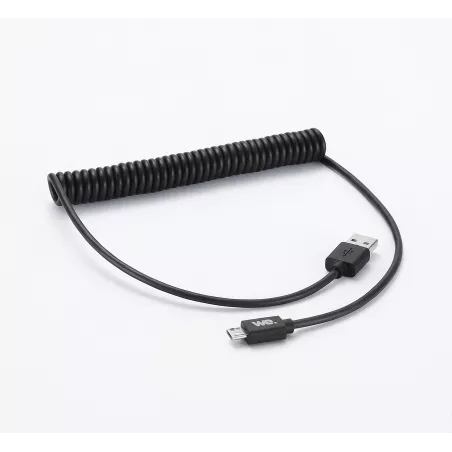 Câble USB / micro USB torsadé 2m - noir