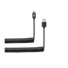 Câble USB / micro USB torsadé 2m - noir